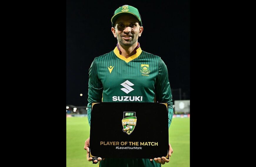 Keshav Maharaj - Match winner for SA.